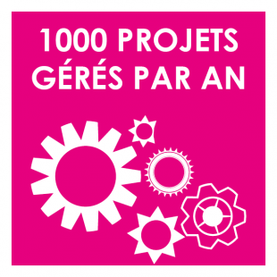 1000 projets par an