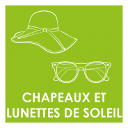 Chapeaux et lunettes de soleil